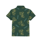 Boys All Over Printed Polo T-Shirt